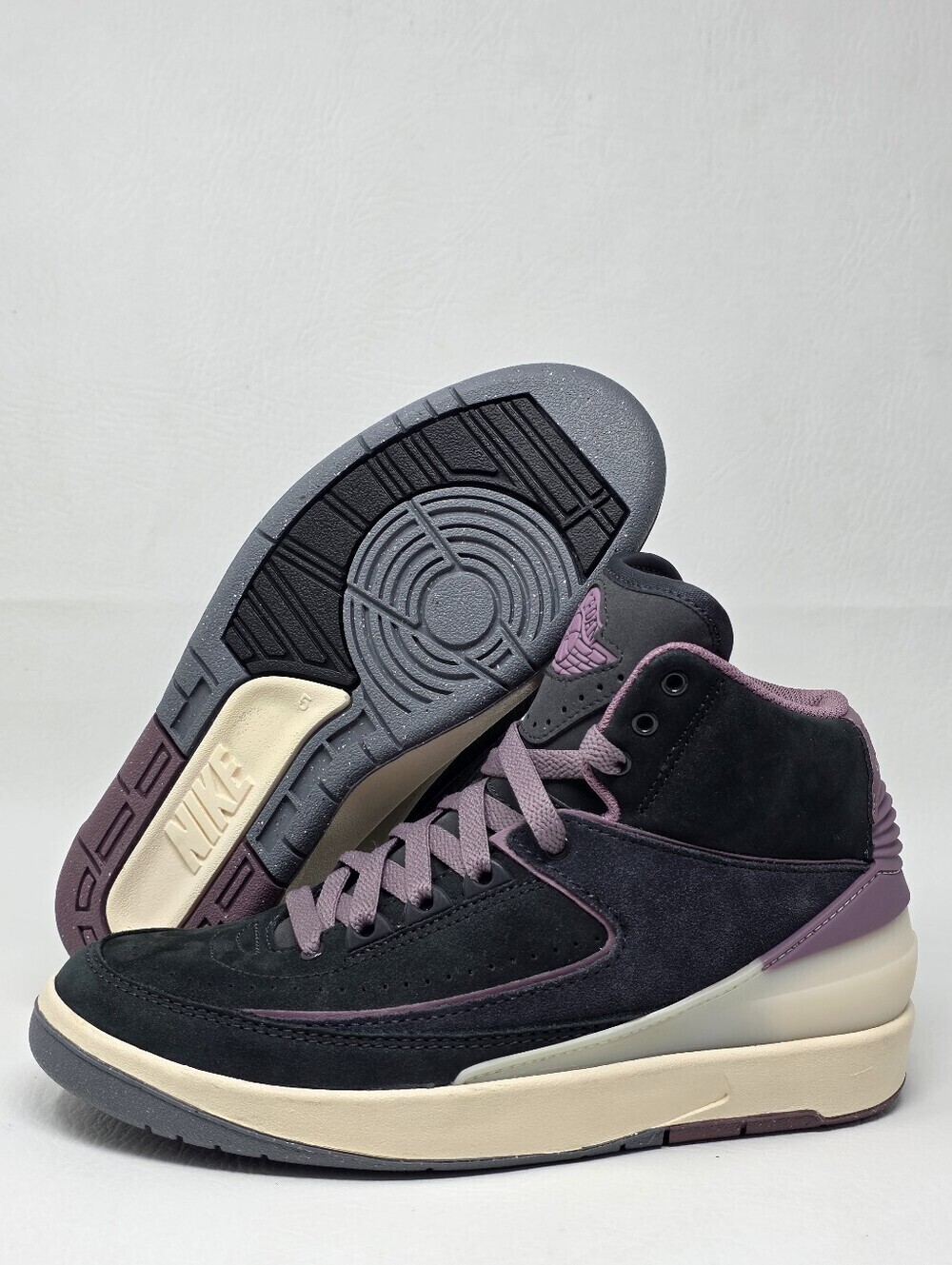 Air Jordan 2 Retro Women's Size 6.5 US Black Suede Shoes DX4400-005 New